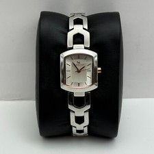 20mm Working Ladies Radley Silver Tone Quartz Panel Bracelet Watch 6 Inches