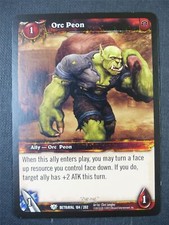 Orc Peon 104/202 - WoW Card #16Y