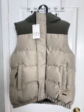 ZARA Contrast Puffer Gilet