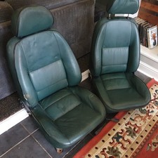 MGF Front Seats Limited Edition Abingdon Green leather