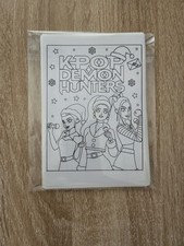 Kpop Demon Hunters 6" X 4" Colouring In Stickers 25 Pack