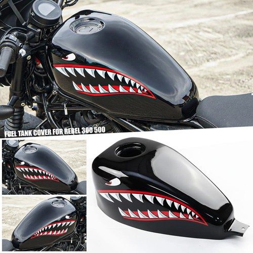 Fuel tank cover glossy - , black