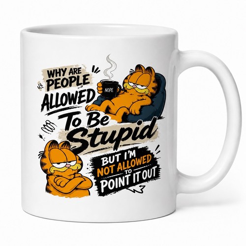 Garfield mug office sarcasm - mug,