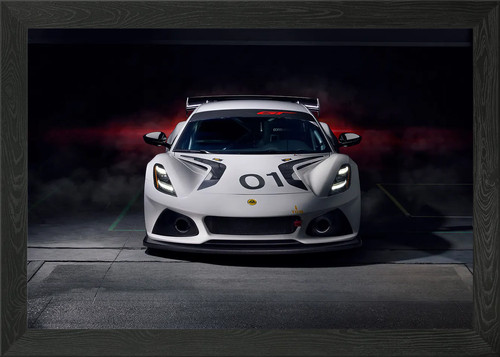 Lotus emira gt4 framed wall - emira,