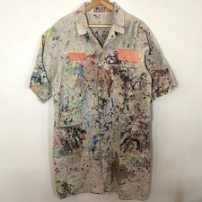 Vintage Painters Coat Splatter