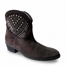 Lama Peach Ladies Brown Suede