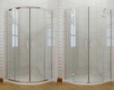 Offset Quadrant Shower Enclosure Sliding Door Framed/Frameless Walk In Cubicle