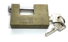 CISA 265/94 Monoblock Burglary Padlock, Italian 90mm