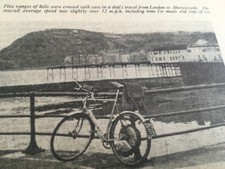 Old cyclemotor trip - old, london-