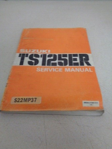 Suzuki ts125er genuine - suzuki, service