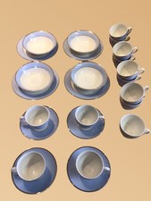 DOULTON BRUCE OLDFIELD DESIGN DINNER WARE 25 PIECES Pastel Blue See Description.