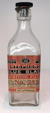 Stephens blue black ink - blue, clear