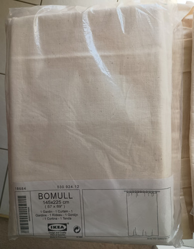 Ikea bomull curtain panel - bomull,