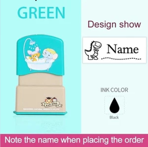 Made custom name - made,, stamp