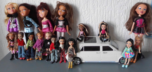Bratz boyz also mini dolls - mini,