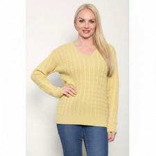 LADIES LONG SLEEVE CABLE