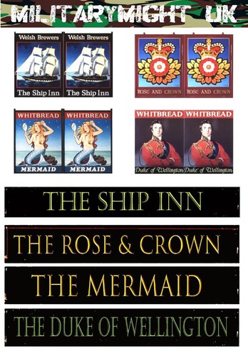 Scale uk pub signs - 1/35,