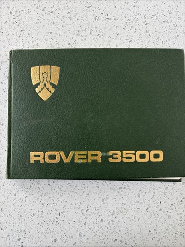 Rover sd1 owners - rover, handbook