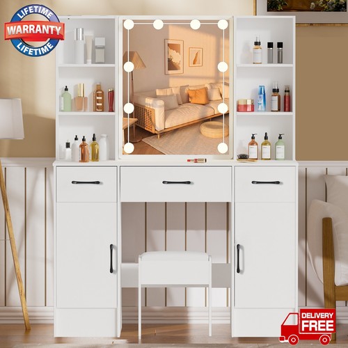 White led lights dressing - white,