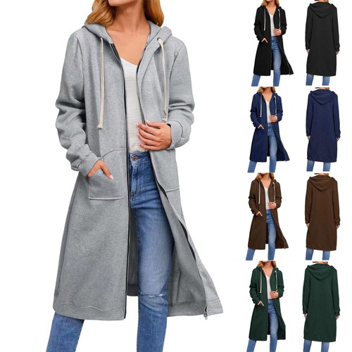 Women ladies long hooded - women,