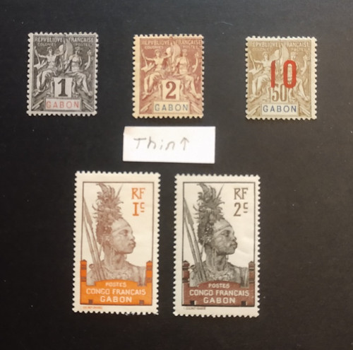 France french gabon collection - france,