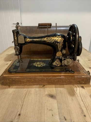 Antique singer hand crank - antique,