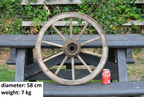 Vintage old wooden cart - , wagon