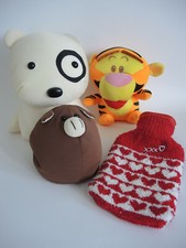 Disney Tiger, Dog, Pig, memory soft bead beanie toy and hot water bottle - Cute 