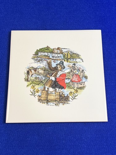 Vintage 6x6 wales tile - 6x6,