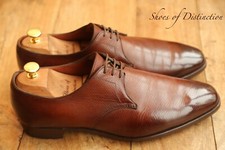 Gaziano Girling Derwent Burnished Brown Leather Derby shoes Mens UK 10.5 US 11.5