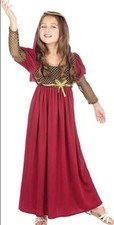 FORUM MEDIEVAL MAIDEN JULIET FANCY DRESS COSTUME AGE 4-6 TUDOR PRINCESS