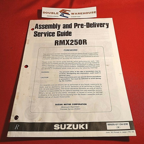 1993 suzuki rmx250r assembly - 1993,