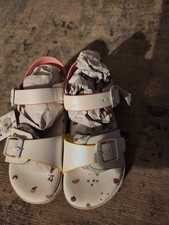 Next Girls white Sandals Size