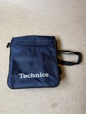 Technics Dj Record Bag Ruck Sack 50 vinyl LP Blue / White Logo