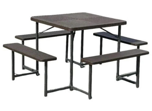Square picnic table set - picnic,