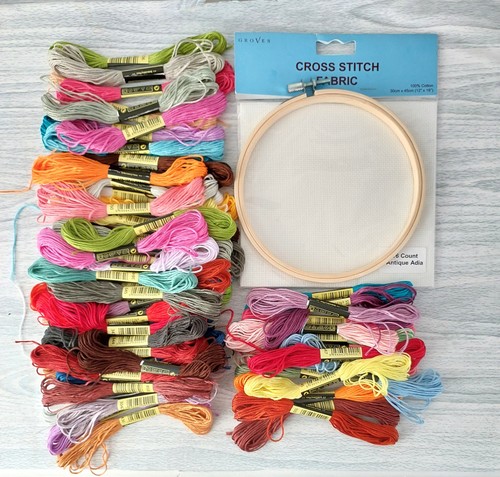 Cross stitch bundle threads - cross,