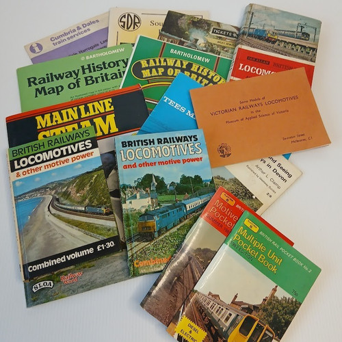 Railway books booklets - booklets, maps