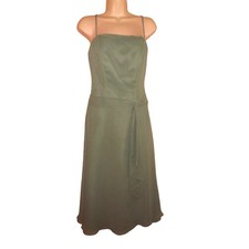 B2 Jasmine Women's 8 Sage Green Tea Length Gown Bridesmaid Prom Formal Dress