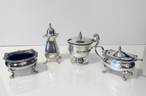 Vintage silver plated group - vintage,