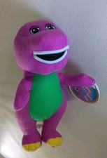 Barney Plush Soft 10 " Toy Tagged Lyons Partnership 2014 (Re-stitched Seam)