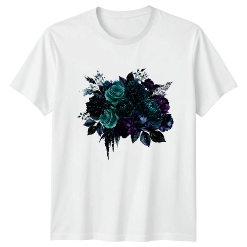 Gothic dark floral bouquet - floral,