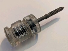 Vintage glass insulator screw Cemented IN-56 Telephone Telegraph Hemingray 45 