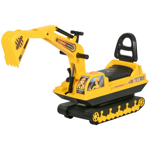 Homcom ride excavator toy - homcom,
