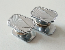 Art Deco Cufflinks 2-Part Snap