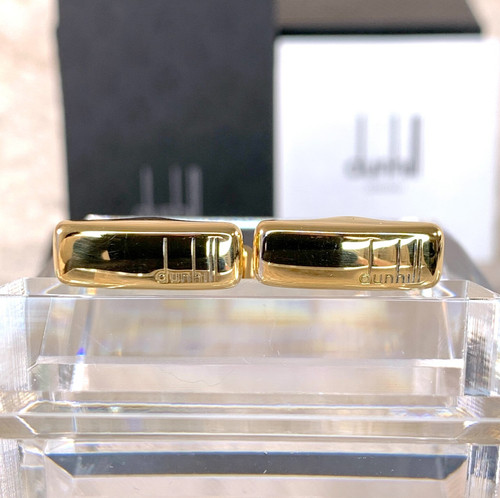 Dunhill cuflinks gold - gold, finished