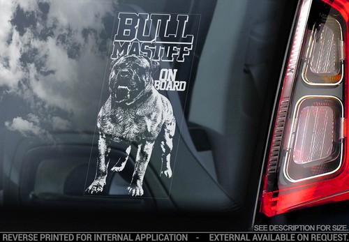 Bullmastiff car window - bullmastiff,