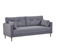 Mid Grey 3 Seater Sofa Matte