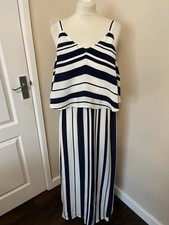 M & S Collection Navy White
