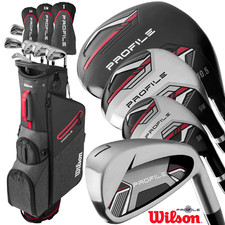 WILSON 2025 PROFILE MENS PREMIUM COMPLETE GOLF SET +GOLF STAND BAG - LEFT HANDED
