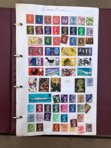 Stamp collection two albums - stamp,